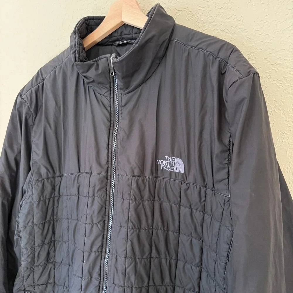 The North Face Mens Black Quilted Full Zip Insulated Jacket XXL